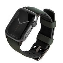 Silikonowy Pasek Uniq Linus Do Apple Watch 1/2/3/4/5/6/7/8/9/Se/Se2/Ultra/Ultra 2 42/44/45/49Mm. Wodoodporny, Zielony