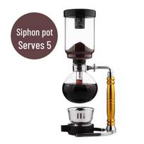 Qiwei Siphon Coffee Maker Set with Grinder