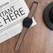Huawei Watch GT5 Lychee rašto magnetinis silikoninis dirželis, 22 mm universalus pritaikymas 20mm pilkšvai ruda