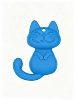 Cute Cat Car Air Freshener, EVA Hanging Vent Clip Car Fragrance for Interior Decor mėlyna