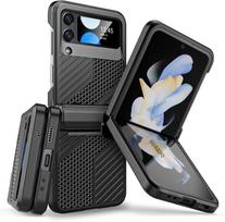 For Samsung Galaxy Z Flip 4 5g Case For Samsung Z Flip 4 Hinge Case Heavy -Duty Semi -Automatic Hinge Protection Shockproof Cover Case juoda