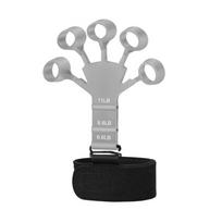 2PCS Silicone Gripster Grip Strengthener Finger Stretcher Hand Grip Trainer Gym Fitness Training And Exercise Dropshipping Gray gray
