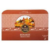 Karma Kettle Benares Indian Masala chai - 25 Pyramid Teabags beige