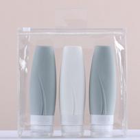 New Leak Proof Travel Bottles Set Travel Containers for Travel Size Toiletries with Portable Quart Bag Storage Shampoo Lotion 90ml