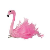 Rožinis flamingų plunksnų plaukų segtukas Minkštos dirbtinės plunksnos Metalinis segtukas Rožinės temos plaukų segtukas Vasaros dekoras Plaukų aksesuarai Flamingo pink