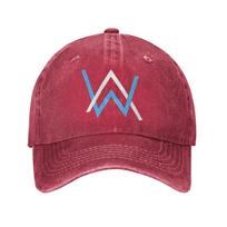 ALANed WALKERed Logotipo Trucker Kepurė Aprangos Unisex Moterims Beisbolo Kepurės Retro Galvos Apdangalas Kepurė Reguliuojama Adjustable