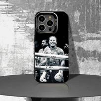 G-Gervonta Boxer D-Davis Phone Case For iPhone 16,15,14,13,12,11,Pro,XS,Max,Plus,Mini,SE4,E Black Matte Shockproof Cover iPhoneXSMax