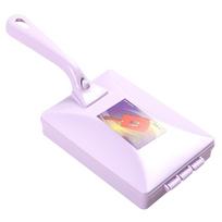 Carpet Crumb Cleaner Hand Operation Rolling Sweeper Cleaning Gadget violetinė