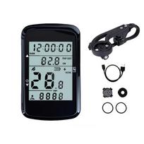 OFFBONDAGE Bicycle Computer Wireless GPS Bike Speedometer MTB Road Bike Cycling Odometer USB Rechargeable Digital Stopwatch balta