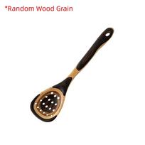 Meal Spoon Wood Spatula Heat Resistant Not Deform Kitchen Utensils Set Moroccan Style with Hanging Hole Cooking Utensils Set