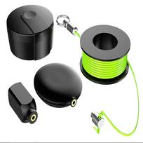 Magnetic Magnetic Cable Puller Durable Heavy Duty Wire Pulling Tool String Line Nylon Electrician Tool Wiring Installation gray