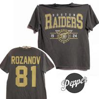 Retro 90s Boston Raiders Ilya Rozanov Tshirt Summer Men's and Women's Loose and Breathable T-shirt Top S