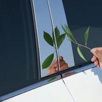 6 vnt. poliruoti stulpo stulpeliai, skirti Lexus CT200h CT 200 200h 2011- lango durų kolona BC stulpelio stulpelio dangčio apdaila sidabras
