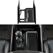 SJL4  For Dodge RAM 1500 TRX 2019-2026 Car Center Gear Shift Panel Carbon Fiber Interior Sticker ABS Trim Accessories juoda