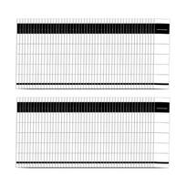 100Pcs Folder Spine Sticker Folder Spine Labels Self-Adhesive Folder Labels for Narrow Office Binders 5.4x19cm 3.6x19cm