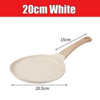 20/24/28cm Nonstick Crepe Egg Pan Pizza Frying Pan Tortillas Griddle Pan Granite Coating Flat Pancake Pan Induction Compatible