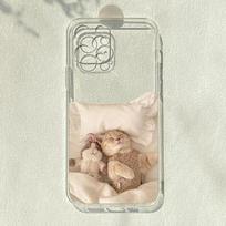 Telefono dėklas skirtas Iphone 11 14 Pro Max 13 Mini 12 Cute Cat Dog silikoninis buferis galinis dangtelis skirtas iPhone Xr Xs Max X 7 8 Plus Se2020 6s iphone 6s 6