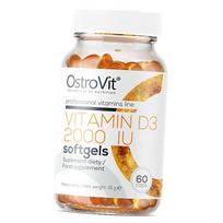 Vitaminas D3, Vitaminas D3 2000, Ostrovit  (36250002) 60softgels
