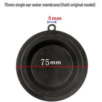 Dujinio vandens šildytuvo hidraulinė diafragminė vožtuvo membrana, 52 mm dvigubos auselės, 73 mm.