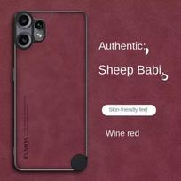 For Nothing CMF Phone 2 Pro Avikailio Matinis Kietas Galinis Dėklas CMF Phone2pro 3A Kameros Apsauga Smūgiams Atsparus Minkštas Rėmelis Nothing CMF Phone 2 Pro raudona