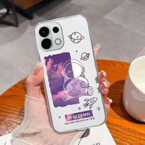 For Oppo K13 Realme C75x V70 GT7 C75 V70S P3 Phone Covers Ultra Thin Transparent TPU Soft Back Cover Cute Girl Pattern Anti Fall Housing For Oppo Case Oppo K13 5G