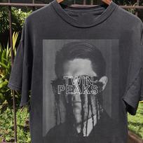 Twin Peaks Charcoal Unisex Classic Style Gift For Fan T shirt vtg K487 Unisex T-Shirt XL gray
