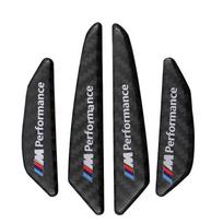 BMW 4 vnt./rinkinys anglies pluošto M performance automobilio kėbulo lipdukas automobilio durų apsaugos nuo susidūrimo juostelės lipdukas BMW M3 M5 M6 X1 X3 X5 E34