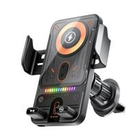 15W automobilinis belaidis įkroviklis, automatinis automobilinis telefono laikiklis daugumai mobiliųjų telefonų, greito įkrovimo stotelė