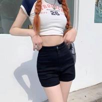 Women's Low-Waist Retro Micro-Flare Jeans: Frayed, Stretchy, Slimming & Spliced for Hot Girl Style (Spring/Autumn). XL (suggested 115-125 jin)