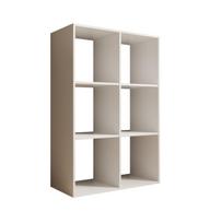 Knygų lentyna Lenti 2x3, balta