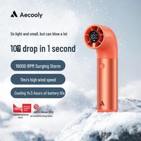 Aecooly Nešiojamas didelio greičio rankinis USB ventiliatorius