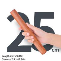 30cm Wooden Rolling Pin Fondant Dough Roller with Comfortable Handle for Pastry Baking Bread Kitchen Essential