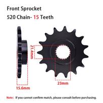 520 15T Front 45T Rear Sprocket for YAMAHA XT600 XT 600 D E 1987-1998 XTZ660 XTZ Tenere 1991-1998 For MuZ 660 Baghira 1997-2003 520 15T Front