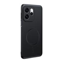 Compatible with OPPO Reno15 Pro vegan leather phone case, matte Reno14 shockproof Reno13 protective case Reno15FS juoda