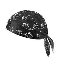 Vyriška bandana Vasaros dviračių bandana Dviračio kepurė Galvos apdangalas Prakaito nepraleidžianti UV apsauga Sportinė galvos juosta Kvėpuojanti vyrams ir moterims Sportinė kepurė juoda