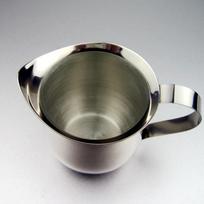Stainless Steel Milk Frother Pitcher Jug For Latte Coffe Frothing Craft Kitchen 90ml / 3oz gray
