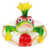 Varlės Tvenkinio Ornamentai Derva Spalvai Atspari Lengvai Plaukianti Vandenyje Plaukianti Varlė Sodo Statulėlė Namų Sodui Swimming Ring Frog
