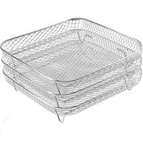 Air Fryers Rack 304Stainless Steel Rack Multilayers Dehydrator Rack Toast Rack Air Fryers Tool Kitchen Baking Accessory 1