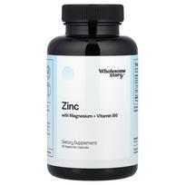 iHerb Zinc with Magnesium and Vitamin B6 Veggie Capsules, 60 Count 60 pcs - 1 ea