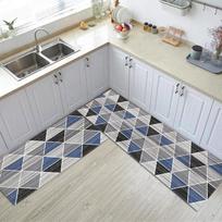 Contemporary Style Simple Kitchen Area Mat 3d Printed NonSlip Floor Carpet Bathroom Doormat Hallway Rug Home Decorative Balcony Long Strip Mats 40cmx60cm 1PC