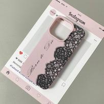 Shockproof Lace Phone Case For IPhone 17 16 E 15 14 13 12 11 Pro Max  Plus Air Luxury Floral Print Phone Cover Funda Capa Coque iphone 15