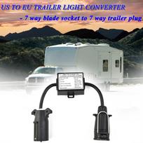 Trailer Light Converter 7-Way Blade Socket Accessories New