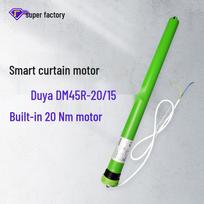 Doya DM45R AC nuotolinio valdymo elektrinis užuolaidų bėgelis ir ritininio žaliuzės vamzdinis variklis Doya DM45R built-in 20 N motor