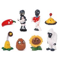 Plants Vs Zombies serija Egiptas Privatus Laukinių Vakarų PVC žaislas Veiksmo figūrėlės rinkinys Nauja smagi Velykų dekoracija vaikams D-10pcs