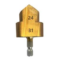 Punching Plumbing Pipe Reamer PPR Conduit Reamer Water Pipe Fitting Reamer  Holes Shaping 15-19mm (DN15)