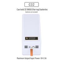 DIY No-Weld 32-Section Power Bank Shell with Wireless Charging