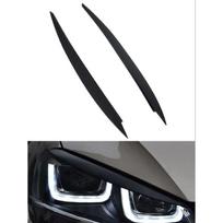 For VW Golf 7 VII GTD R MK7 Car Headlight Eyebrow Eyelid Cover Trim 2013 2014 2015 2016 2017 2018   ABS Carbon Fiber juoda