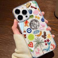 Disco element pattern for iPhone phone case 14/15/16 Apple 11/12/13 soft case 17 iPhone 7/8