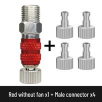 Airbrush Hose with Quick-Connect Fittings & Airflow Adjustment