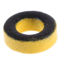 T37-6 Iron powder cores 9.5*5.2*3.3mm AL=3.0nH/N2 8.5uo Iron dust core Ferrite Toroid Core Coating yellow gray